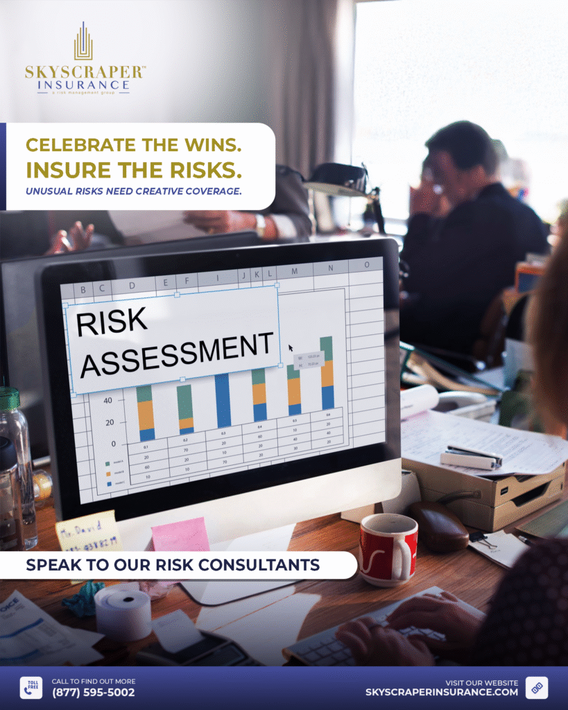 Insurance Risk Tower Celebrate the Wins. Insure the Risks. - Skyscraper Insurance