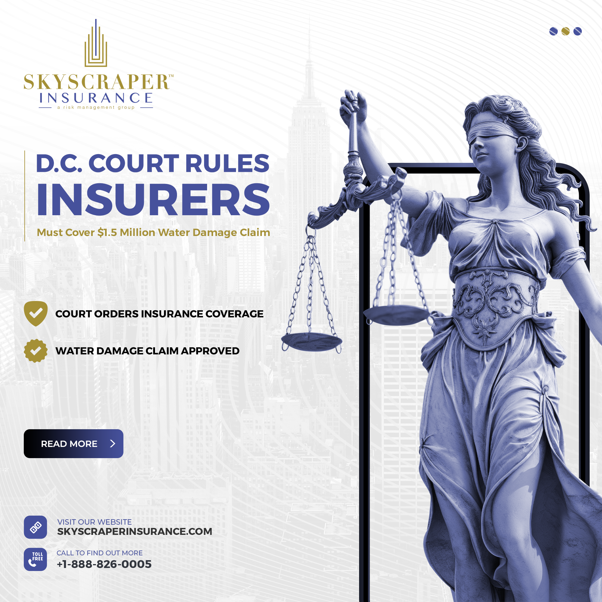 D.C. Court Rules Insurers Must Cover $1.5 Million Water Damage Claim