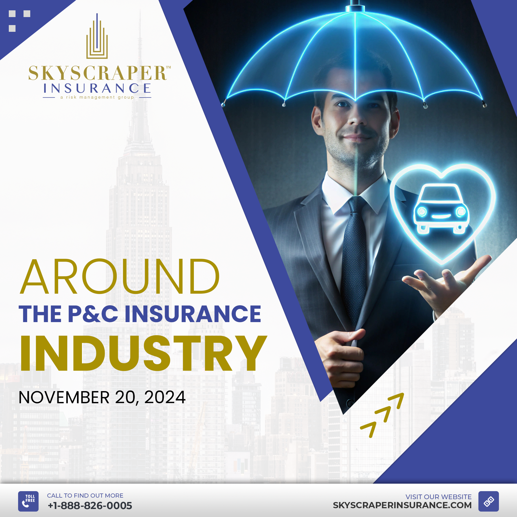 Around the P&C Insurance Industry: November 20, 2024